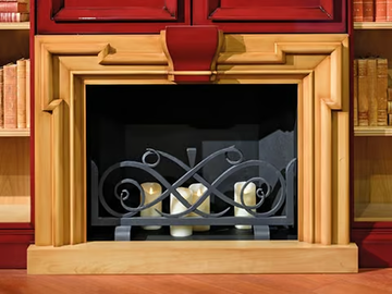 GRAN DUCA - Cherry wood Fireplace Mantel by Prestige - view 2