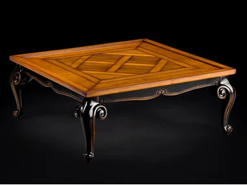 CAPRICCI - Cherry wood coffee table for living room by Prestige - view 2
