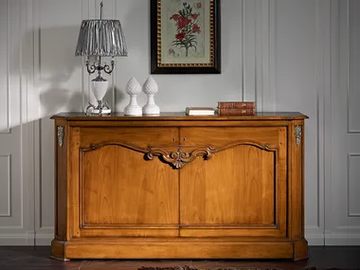 CAPRICCI - Solid wood sideboard with doors by Prestige - view 2