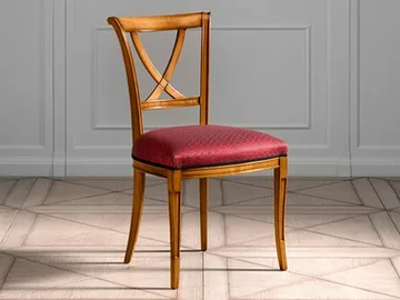CAPRICCI - Upholstered fabric chair open back by Prestige - view 2