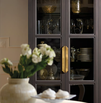 CAPRICCI - Wood and glass display cabinet by Prestige - view 3