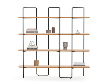 KNIF - Open double-sided metal shelving unit by Prostoria - view 2
