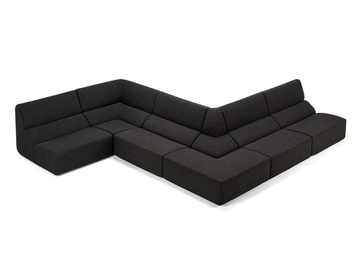 LAYOUT - Sectional fabric sofa by Prostoria - view 3