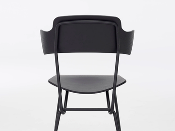 STRAIN - Chair with armrests open back by Prostoria - view 3