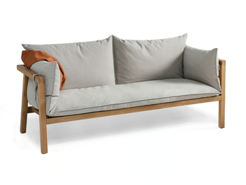 UMOMOKU - 2 seater upholstered fabric garden sofa by Prostoria - view 2