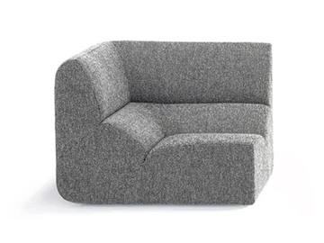 LAYOUT - Corner modular fabric armchair by Prostoria - view 2