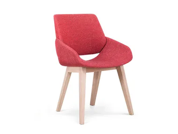 MONK - Upholstered fabric chair by Prostoria - view 2