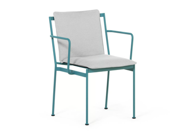 JUGO - Metal garden chair with armrests by Prostoria - view 2