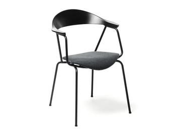 PIUN - Wooden chair with armrests with integrated cushion by Prostoria - view 2