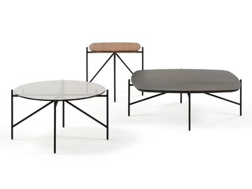 TINKER - Round glass coffee table for living room by Prostoria - view 3