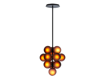 STELLAR GRAPE PENDANT BIG - Blown glass pendant lamp by Pulpo - view 2