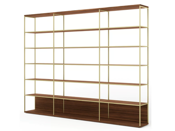 LITERATURA SELECTION - Open freestanding wooden bookcase by Punt - view 2