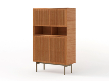 MALMÖ TECHNIC - Wooden highboard with doors by Punt - view 3