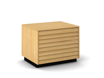 SUSSEX - Rectangular wooden bedside table with drawers by Punt - view 3