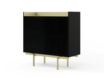 STOCKHOLM - Wooden highboard with doors by Punt - view 3