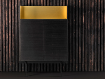 STOCKHOLM - Wooden highboard with doors by Punt - view 3