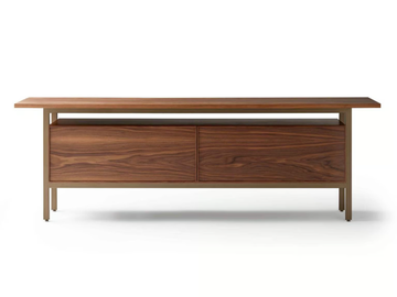 CHICAGO - Wooden sideboard with flap doors by Punt - view 2
