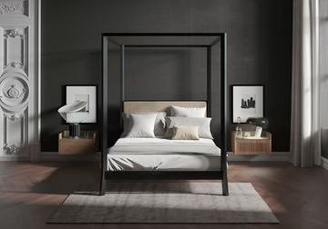 STOCKHOLM - Square wooden bedside table by Punt - view 3