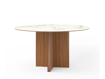 STOCKHOLM CERAMIC - Round ceramic dining table by Punt - view 2