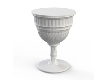 CAPITOL - Polyethylene stool / coffee table by Qeeboo - view 3