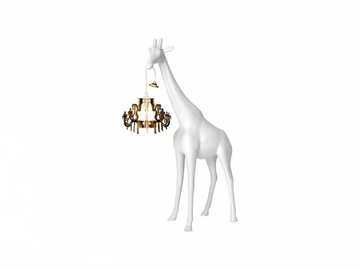 GIRAFFE IN LOVE XS - Polyethylene floor lamp by Qeeboo - view 3