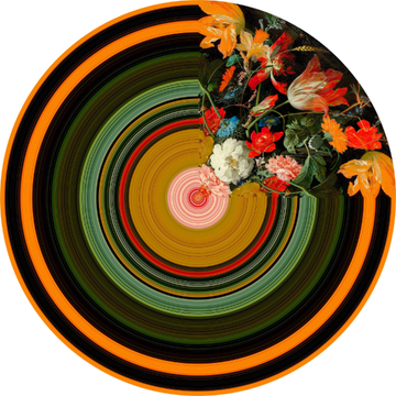 GLITCH - Round rug by Qeeboo - view 3