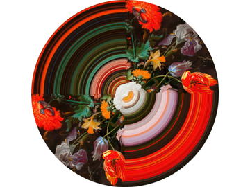 GLITCH - Round rug by Qeeboo - view 2
