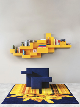 PRIMITIVE - Armchair with armrests by Qeeboo - view 3