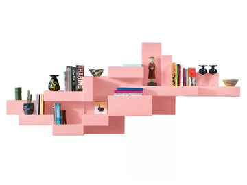 PRIMITIVE - Floating polyethylene bookcase by Qeeboo - view 2
