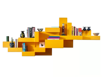 PRIMITIVE - Floating polyethylene bookcase by Qeeboo - view 3