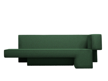 PRIMITIVE - 3 seater fabric sofa by Qeeboo - view 2