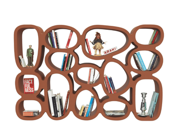 KOIBUCHI - Freestanding double-sided polyethylene bookcase by Qeeboo - view 2