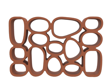 KOIBUCHI - Freestanding double-sided polyethylene bookcase by Qeeboo - view 3