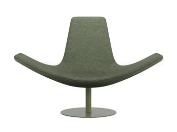 WING ARMCHAIR FABRIC C - Fabric armchair by Qeeboo - view 2