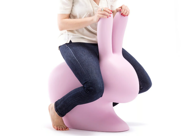 RABBIT CHAIR - Polyethylene garden chair by Qeeboo - view 3
