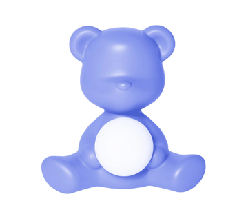 TEDDY GIRL - LED polyethylene table lamp with USB charging by Qeeboo - view 3