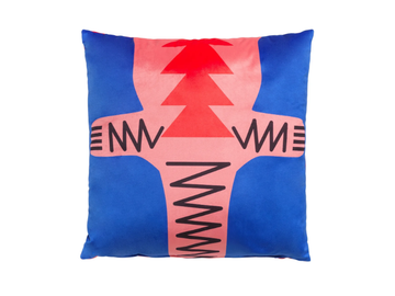 CROCOPINK - Square polyester cushion by Qeeboo - view 3