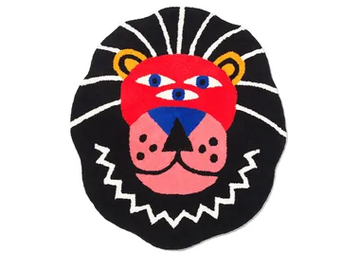 LEO - Acrylic rug by Qeeboo - view 2