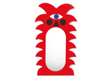 SAMU - Framed wall-mounted mirror by Qeeboo - view 2