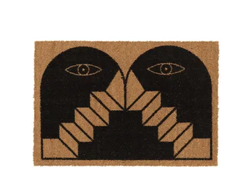 STAIRWAYS TO HELL - Rectangular coconut doormat by Qeeboo - view 2