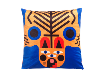 ITALIAN TIGER - Square polyester cushion by Qeeboo - view 2