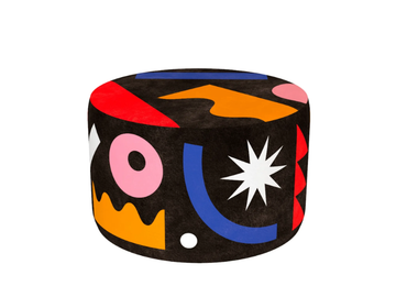 LANDSCAPE - Polyester pouf by Qeeboo - view 2
