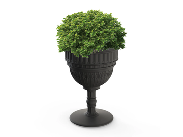 CAPITOL - Polyethylene garden vase by Qeeboo - view 2
