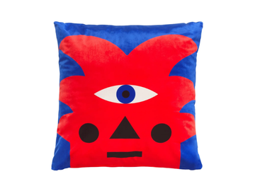 RED PALM - Square polyester cushion by Qeeboo - view 2