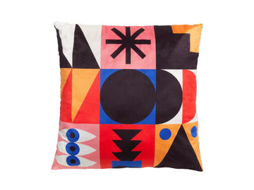 RED PALM - Square polyester cushion by Qeeboo - view 3