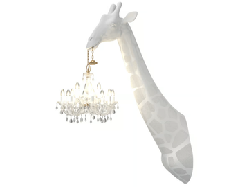 GIRAFFE IN LOVE - Polyethylene wall lamp by Qeeboo - view 2