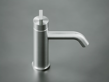 Q. 18 01 - Countertop stainless steel washbasin mixer by Quadrodesign - view 2