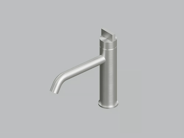 Q. 18 03 - Countertop stainless steel washbasin mixer by Quadrodesign - view 2