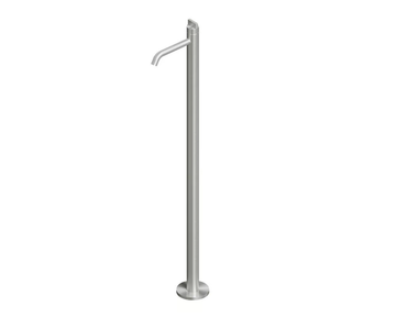 Q. 18 05 - Floor standing stainless steel washbasin mixer by Quadrodesign - view 3