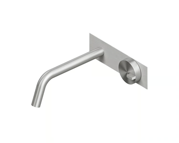 Q. 18 11R - Wall-mounted stainless steel washbasin mixer by Quadrodesign - view 3